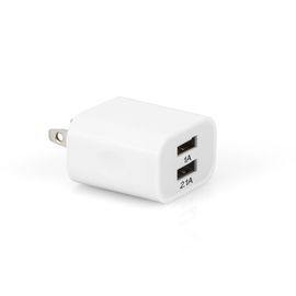 Cargador ARG-AC-0105 para pared doble 5V 2.1 AMP+5V1.0 AMP ARGOM
