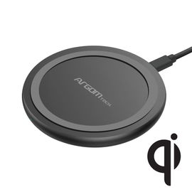 Cargador Rápido Inalámbrico Argom - ARG-AC-0130BK