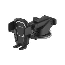 Soporte de celular ONE TOUCH TELESCOP  para vehiculo ARGOM ARG-AC-0310BK 
negro