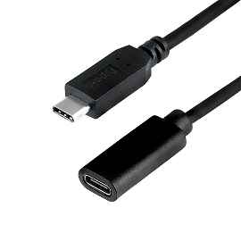 CABLE ARGOM ARG-CB-0064 USB 3.1 TYPE-C MALE TO FEMALE 6FT-1.8M