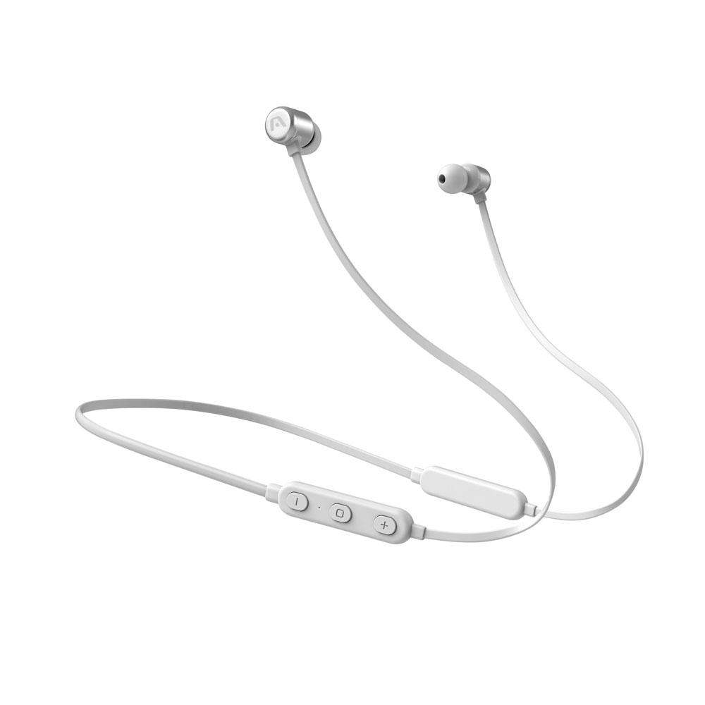 AUDIFONO ARGOM  WHITE ULTIMATE SOUND IMPULSE X WIRELESS BT NECKBAND ARG-HS-3810WT