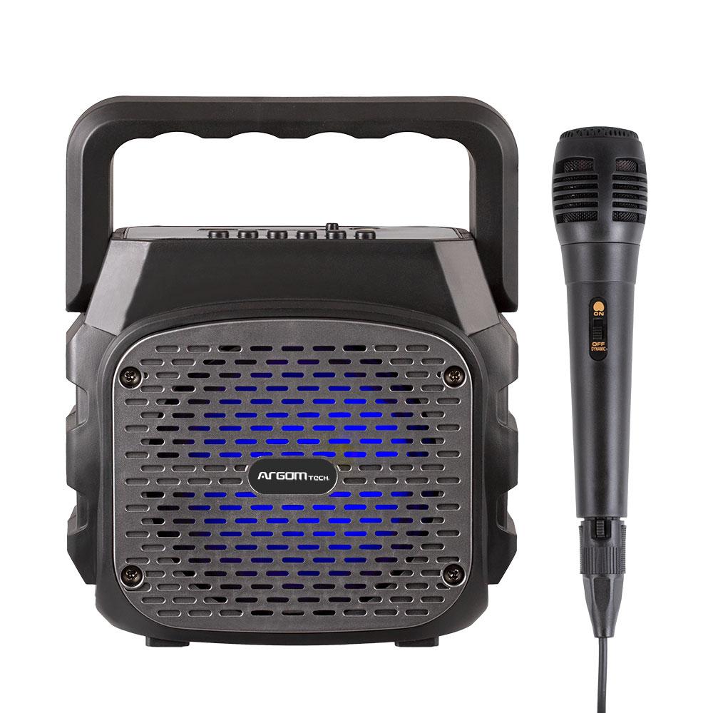 SPEAKER ARGOM ARG-SP-3010BK RUMBA BOX K4 WIRELESS BT TWS 5000MW RMS SD SLOT USB MIC.INCLUIDO A00480