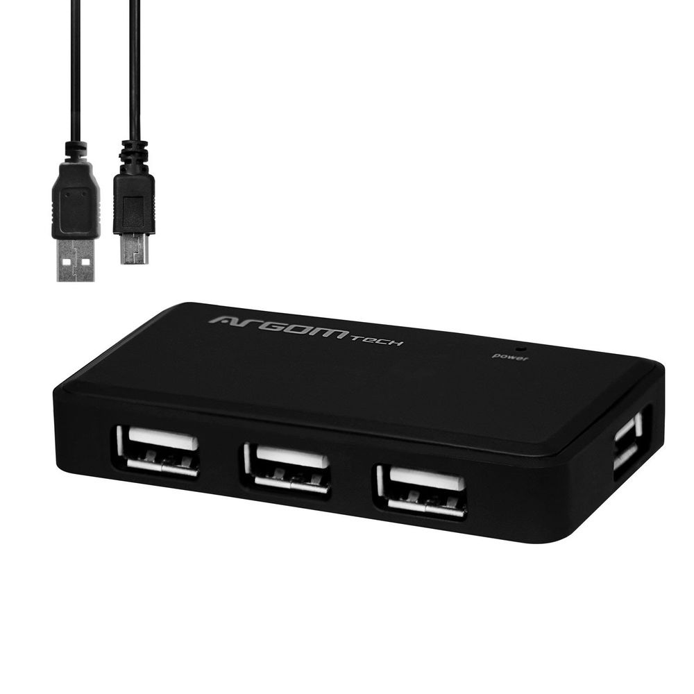 Mini Hub 88H de 4-puertos USB 2.0 ARGOM ARG-UB-0088