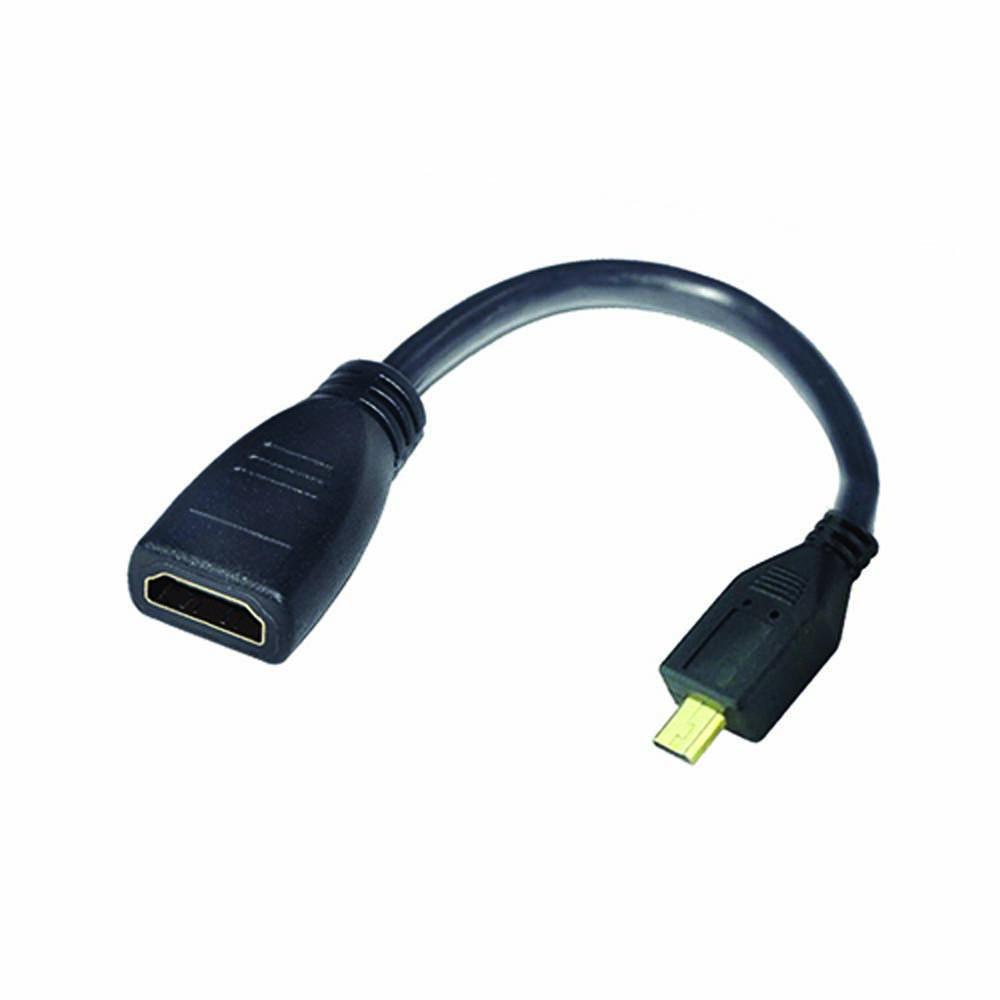 CABLE ARGOM ARG--CB-0054 MICRO HDMI MALE TO HDMI FEMALE ADAPTER
