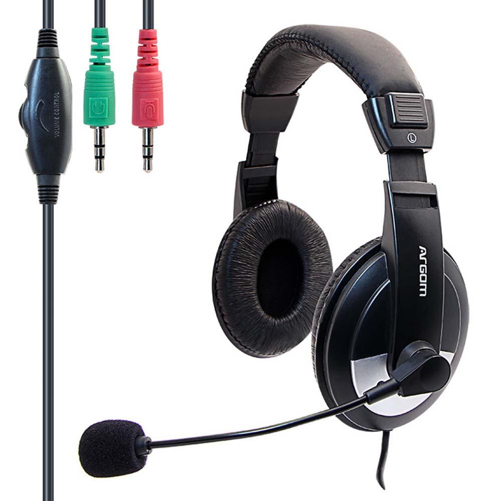 Audífono Estéreo 75 Pro con Micrófono ARGOM ARG-HS-0075