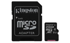 Kingston Canvas Select - Tarjeta de memoria flash (adaptador microSDXC a SD Incluido) - 256 GB