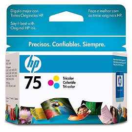 HP 75 - 3.5 ml - color (cian, magenta, amarillo)