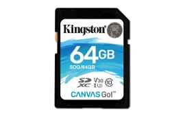 Kingston Canvas Go! - Tarjeta de memoria flash - 64 GB