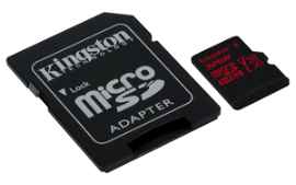 Kingston Canvas React - Tarjeta de memoria flash (adaptador microSDHC a SD Incluido) - 32 GB