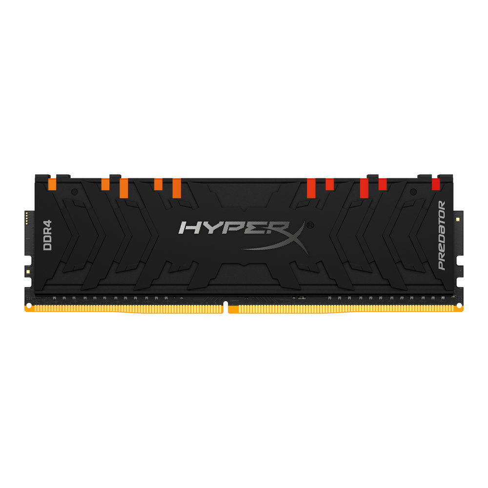 HyperX Predator RGB - DDR4 - 8 GB - DIMM de 288 espigas - 3200 MHz / PC4-25600 - CL16 - 1.35 V - sin búfer - no ECC - negro