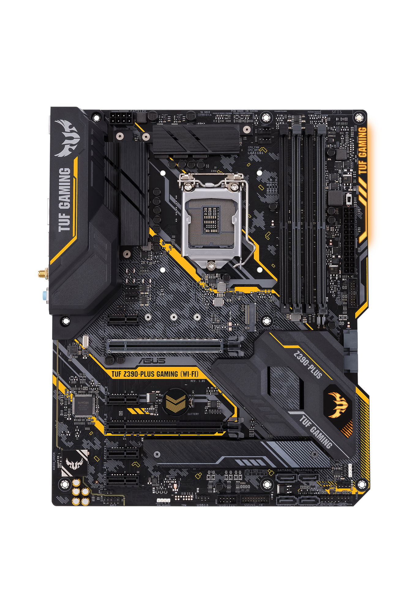 ASUS TUF Z390 PLUS GAMING WI FI Placa base ATX LGA1151 Socket Z390 USB 3.1 Gen