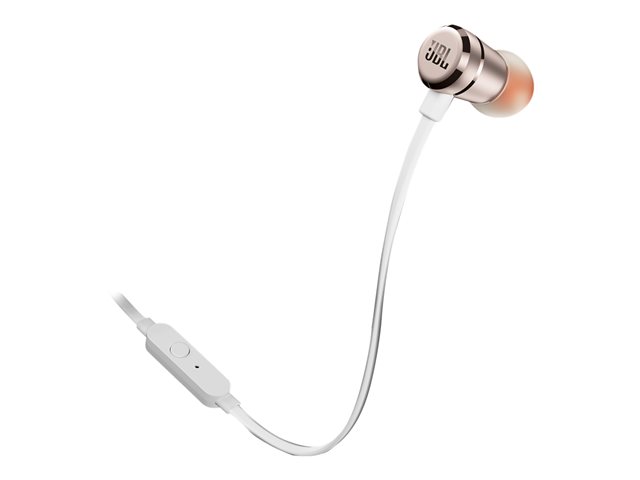 JBL T290 - Auriculares internos con micro - en oreja - cableado - conector de 3,5 mm - oro