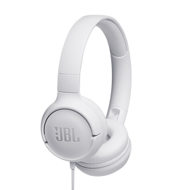JBL TUNE 500 - Auriculares con diadema con micro - en oreja - cableado - conector de 3,5 mm - blanco