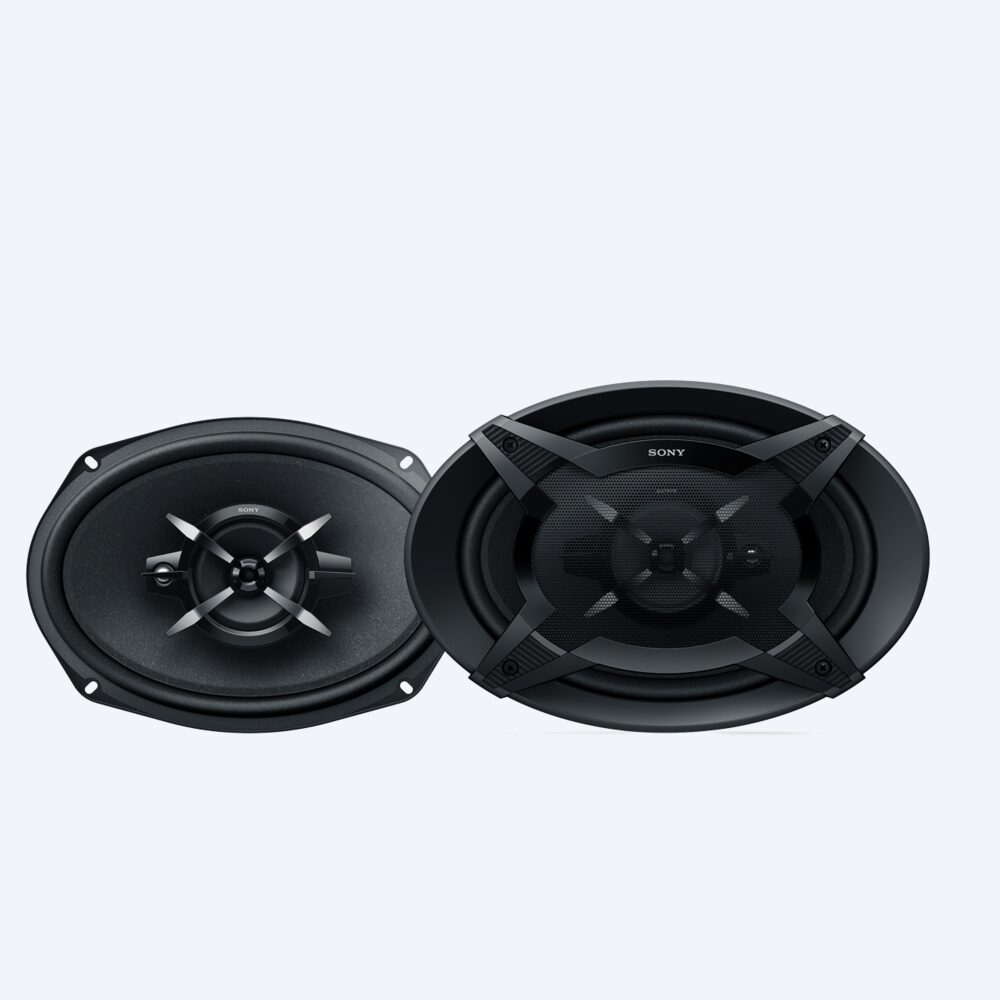 Altavoces coaxiales de 16 x 24 cm (6 x 9 pulgadas) y 3 vías