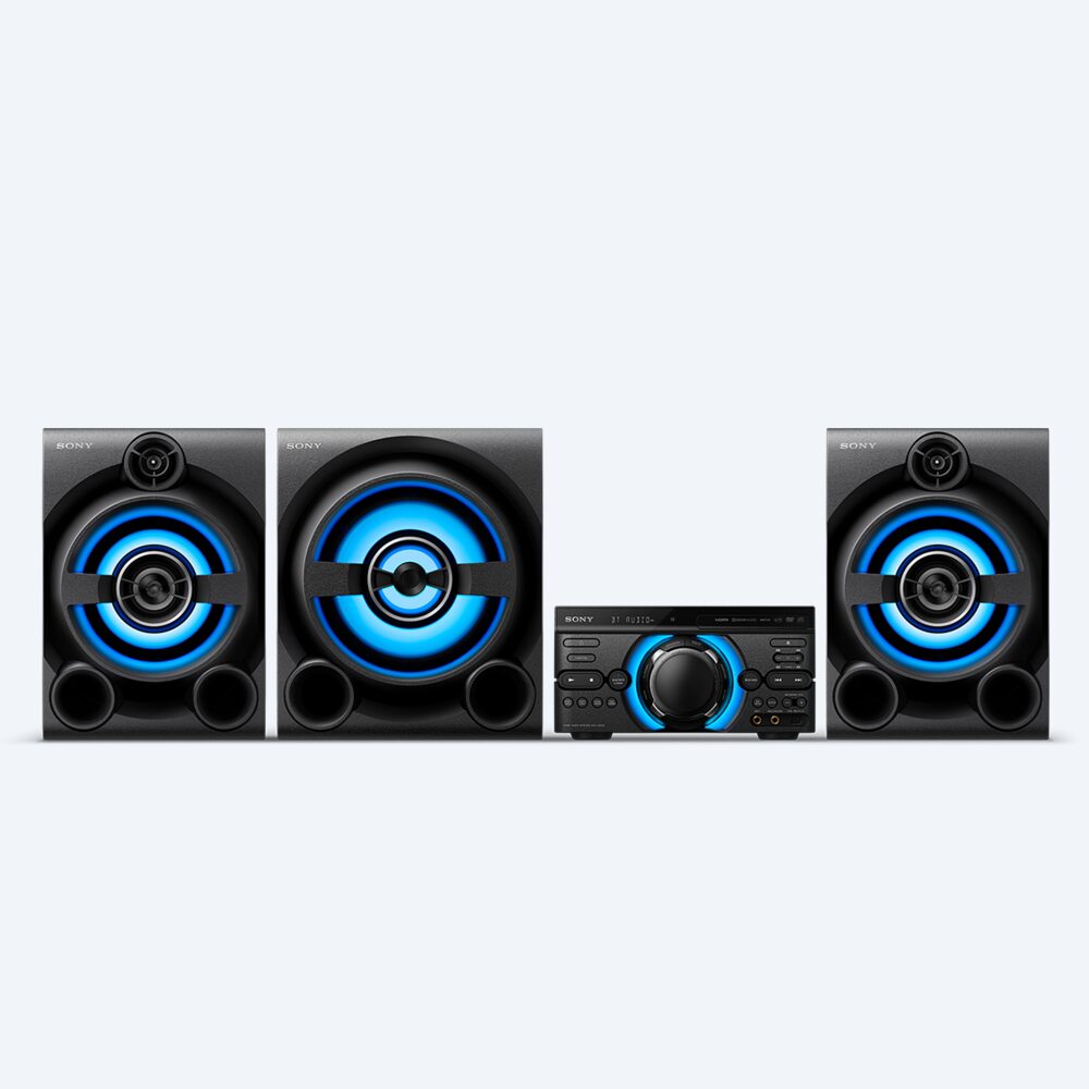 Sistema de audio de alta potencia con DVD M80D Sistema de audio de alta potencia con DVD M80D