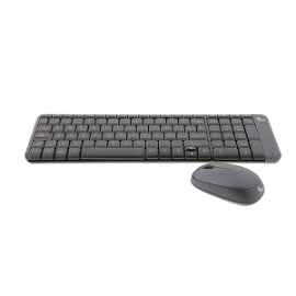 Xtech - Keyboard and mouse set - Wireless - Spanish - USB / 2.4 GHz - Black - multimedia XTK-310S