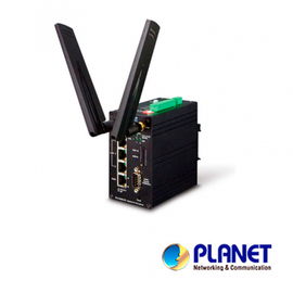 Router Industrial 4G LTE, 2 SIM Card, 1 puerto WAN, 3 Puertos LAN