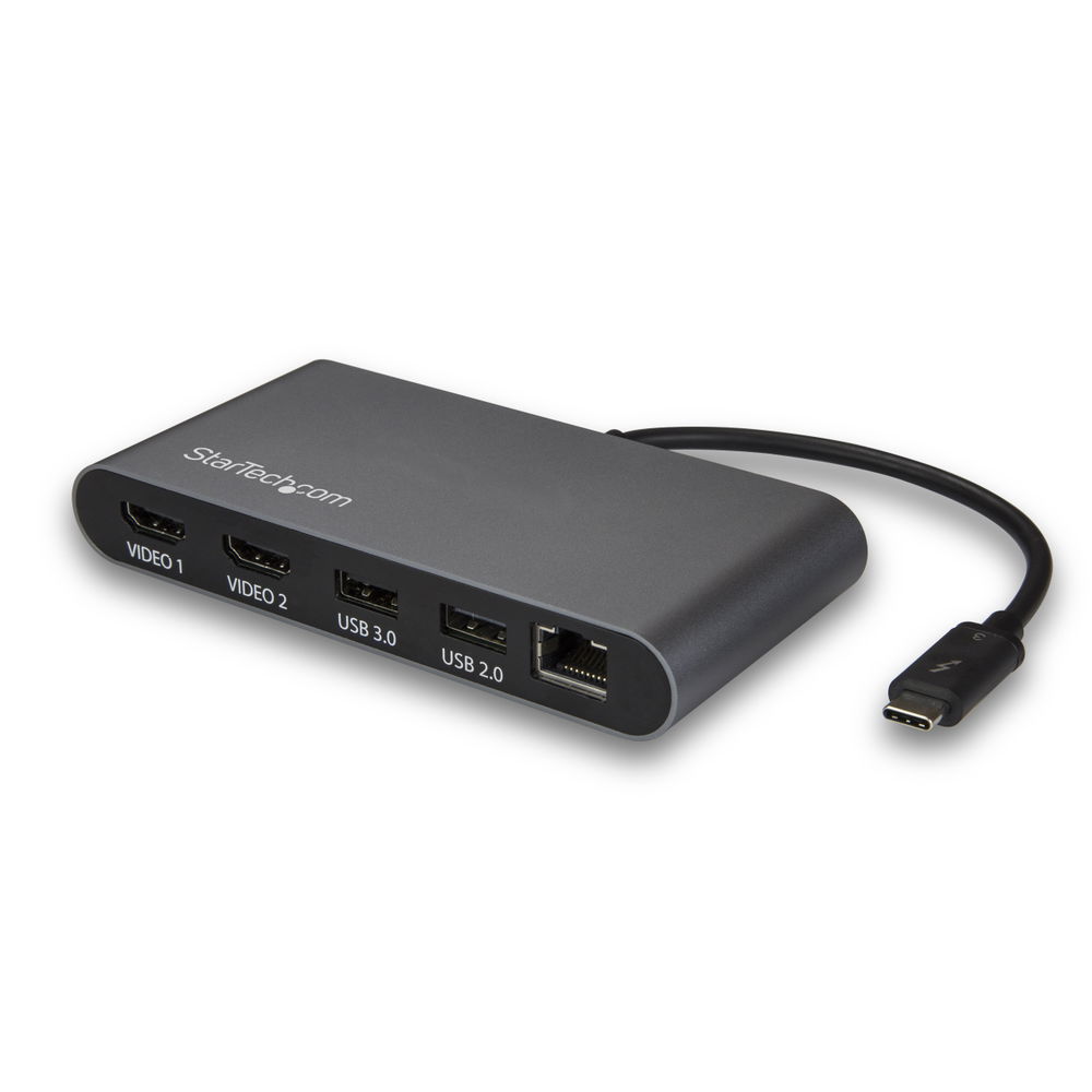 StarTech.com Mini Dock Thunderbolt 3 para Doble Pantalla de 4K con HDMI - Docking Station para Mac y Windows - Descontinuado, con Existencias Limitadas y Reemplazado por TB3DKM2HDL (TB3DKM2HD) StarTech.com Mini Dock Thunderbolt 3 para Doble Pantalla de 4K con HDMI - Docking Station para Mac y Windows - Descontinuado, con Existencias Limitadas y Reemplazado por TB3DKM2HDL (TB3DKM2HD)