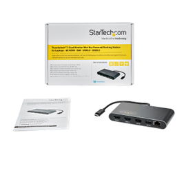 StarTech.com Mini Dock Thunderbolt 3 para Doble Pantalla de 4K con HDMI - Docking Station para Mac y Windows - Descontinuado, con Existencias Limitadas y Reemplazado por TB3DKM2HDL (TB3DKM2HD) StarTech.com Mini Dock Thunderbolt 3 para Doble Pantalla de 4K con HDMI - Docking Station para Mac y Windows - Descontinuado, con Existencias Limitadas y Reemplazado por TB3DKM2HDL (TB3DKM2HD)