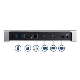 StarTech.com TB3DOCK2DPPD base para portátil y replicador de puertos Alámbrico USB 3.2 Gen 1 (3.1 Gen 1) Type-C Negro StarTech.com TB3DOCK2DPPD base para portátil y replicador de puertos Alámbrico USB 3.2 Gen 1 (3.1 Gen 1) Type-C Negro