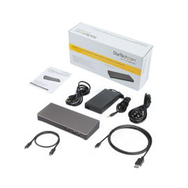 StarTech.com TB3DOCK2DPPD base para portátil y replicador de puertos Alámbrico USB 3.2 Gen 1 (3.1 Gen 1) Type-C Negro StarTech.com TB3DOCK2DPPD base para portátil y replicador de puertos Alámbrico USB 3.2 Gen 1 (3.1 Gen 1) Type-C Negro