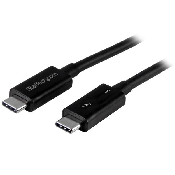 StarTech.com Cable de 0,5m Thunderbolt 3 USB-C (40Gbps) - Compatible con Thunderbolt y USB StarTech.com Cable de 0,5m Thunderbolt 3 USB-C (40Gbps) - Compatible con Thunderbolt y USB