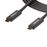 StarTech.com Cable de 2m Thunderbolt 3 USB C (40 Gbps) - Cable Compatible con Thunderbolt y USB