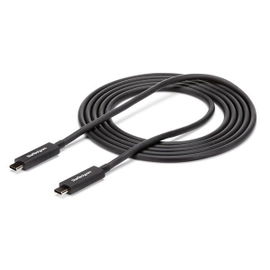 StarTech.com Cable de 2m Thunderbolt 3 USB C (40 Gbps) - Cable Compatible con Thunderbolt y USB StarTech.com Cable de 2m Thunderbolt 3 USB C (40 Gbps) - Cable Compatible con Thunderbolt y USB