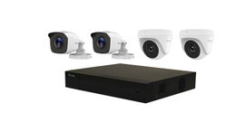 HIL/1080P/DVR-204Q-K1+2Turret+2Bullet/PowerCable/1TBHDD