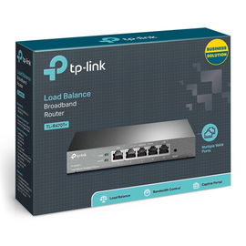 ROUTER BALANCEADOR DE CARGA / TP-LINK TL-R470T / 1 PUERTO WAN RJ45 / 1 PUERTO LAN RJ45 / 3 PUERTOS WAN/LAN RJ45 / VELOCIDAD 10/100 Mbps / PARA ESCRITORIO.