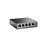 Switch PoE no Administrable de escritorio 5 puertos 10/100 Mbps, 4 puertos PoE, 58 W