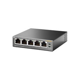 Switch PoE no Administrable de escritorio 5 puertos 10/100 Mbps, 4 puertos PoE, 58 W Switch PoE no Administrable de escritorio 5 puertos 10/100 Mbps, 4 puertos PoE, 58 W