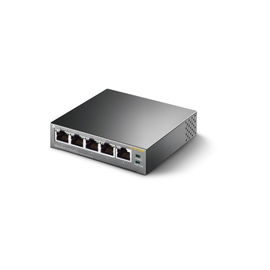Switch PoE no Administrable de escritorio 5 puertos 10/100 Mbps, 4 puertos PoE, 58 W Switch PoE no Administrable de escritorio 5 puertos 10/100 Mbps, 4 puertos PoE, 58 W