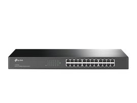 Switch no administrable de 24 puertos 10/100 Mbps para montaje en rack