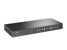 Switch no administrable de 24 puertos 10/100 Mbps para montaje en rack