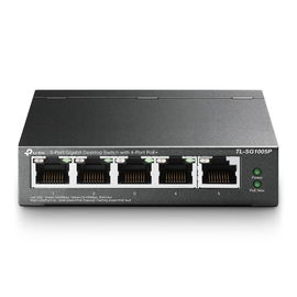 Switch PoE Gigabit de 5 puertos, con 4 puertos PoE 802.3af/at de hasta 56 W