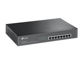 Switch Gigabit PoE+ no administrable de 8 puertos 10/100/1000 Mbps y 8 puertos PoE para escritorio