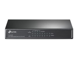 Switch Gigabit PoE+ no administrable de 8 puertos 10/100/1000 Mbps y 4 puertos PoE para escritorio