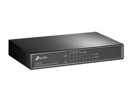 Switch Gigabit PoE+ no administrable de 8 puertos 10/100/1000 Mbps y 4 puertos PoE para escritorio