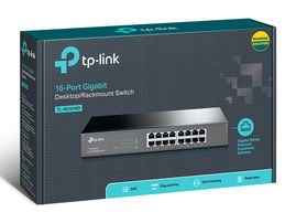 TP-Link TL-SG1016D 16-Port Gigabit Switch - Conmutador - sin gestionar - 16 x 10/100/1000 - sobremesa TP-Link TL-SG1016D 16-Port Gigabit Switch - Conmutador - sin gestionar - 16 x 10/100/1000 - sobremesa