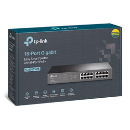 Switch Easy Smart PoE+, 16 puertos 10/100/1000Mbps, 8 puertos PoE+, 150W