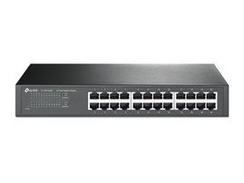 Switch Gigabit no administrable de 24 puertos 10/100/1000 Mbps para escritorio/rack