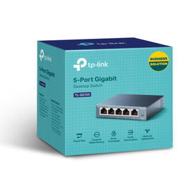 TP-Link TL-SG105 5-Port Metal Gigabit Switch - Conmutador - sin gestionar - 5 x 10/100/1000 - sobremesa
