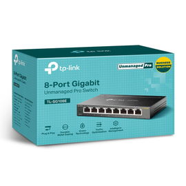 TP-Link JetStream TL-SG108E Easy Smart Switch - Conmutador - Gestionado - 8 x 10/100/1000 - sobremesa