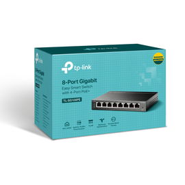 Easy Smart Switch PoE JetStream , 8 puertos 10/100/1000 Mbps  55 W