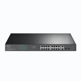 Switch no administrable de 16 puertos 10/100/1000Mbps y PoE af/at, 2 puertos SFP hasta 250W.
