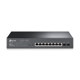 Switch PoE JetStream SDN Administrable 8 puertos 10/100/1000 Mbps + 2 puertos SFP, 8 puertos PoE, 150W, administración centralizada OMADA SDN
