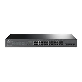 TP-LINK Switch JetStream 28-Port Gigabit Smart Switch with 24-Port PoE+ TP-LINK Switch JetStream 28-Port Gigabit Smart Switch with 24-Port PoE+