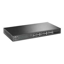 TP-LINK Switch JetStream 28-Port Gigabit Smart Switch with 24-Port PoE+ TP-LINK Switch JetStream 28-Port Gigabit Smart Switch with 24-Port PoE+