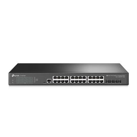 Switch JetStream SDN Administrable 24 puertos 10/100/1000 Mbps + 4 puertos SFP+, administración centralizada OMADA SDN Switch JetStream SDN Administrable 24 puertos 10/100/1000 Mbps + 4 puertos SFP+, administración centralizada OMADA SDN